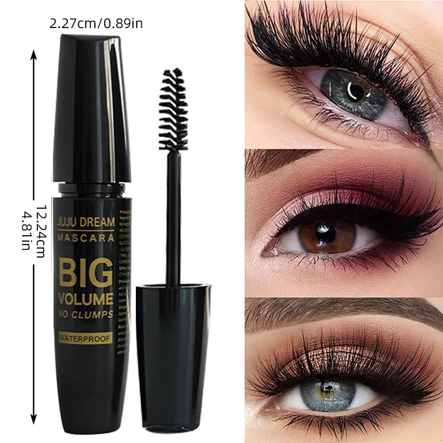 4D Black Mascara - Long-Lasting, Volumizing & Curling for All Skin Types - Perfect Valentine's Gift for Women