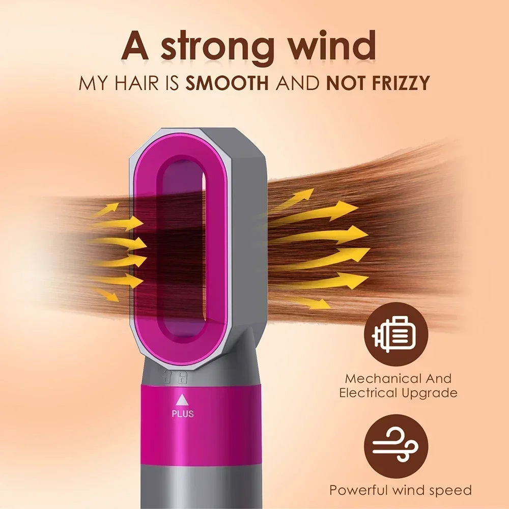 5 in 1 Multifunctional hair dryer Straightener Curling iron Curling iron with brush Hot air comb Styling set