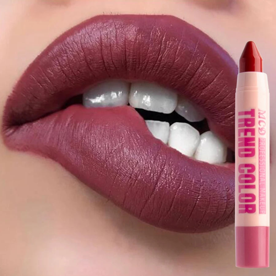 Moisturizing 12 Color Lipliner Pen Waterproof Plumping Stain Lipstick Natural Nude Pink Lip Liner Outline Lips Contour Makeup Fo