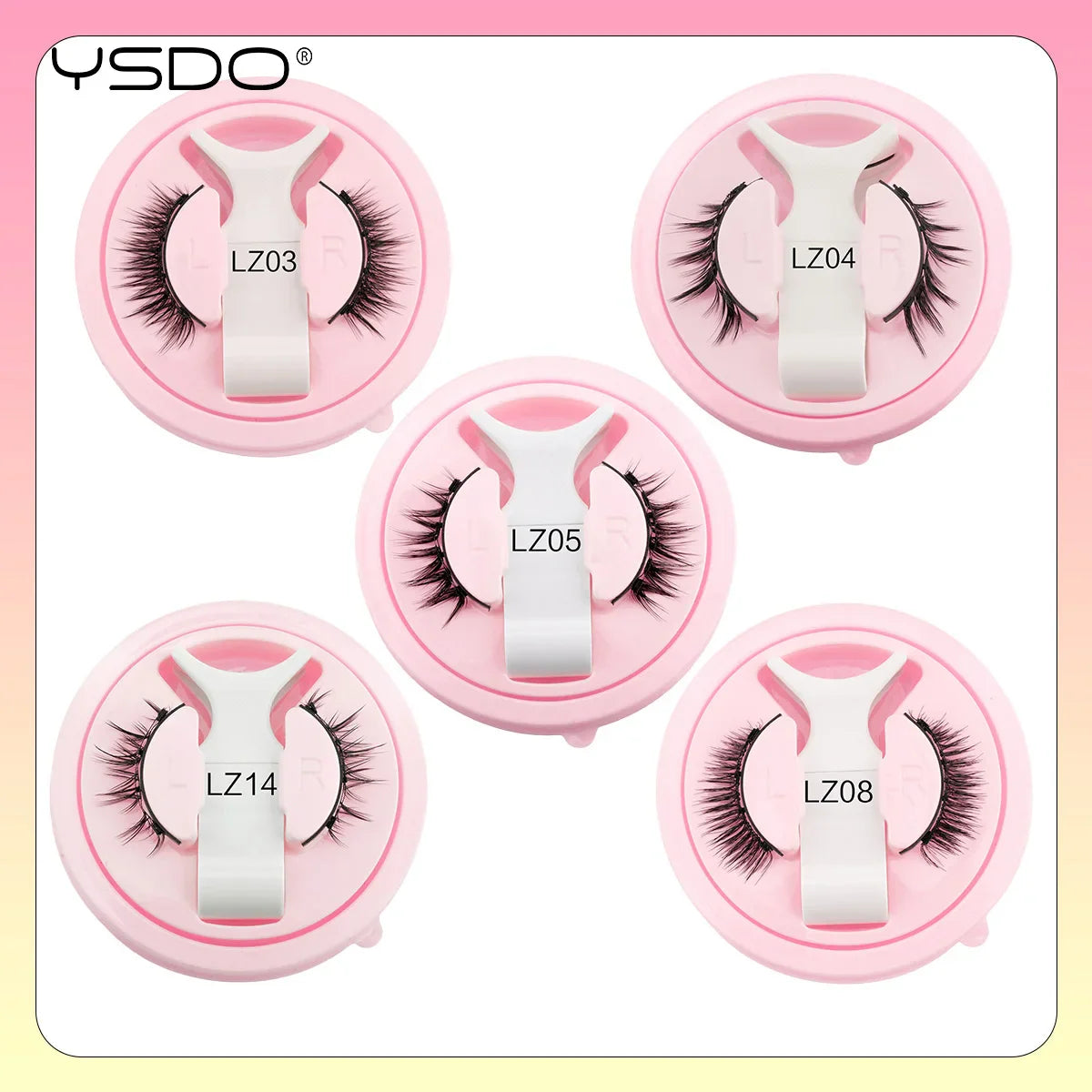 YSDO Magnetic Eyelashes Reusable Winged Magnetic 3D Mink lashes Long-Lasting No Glue Needed False Eyelashes with Tweezer Makeup