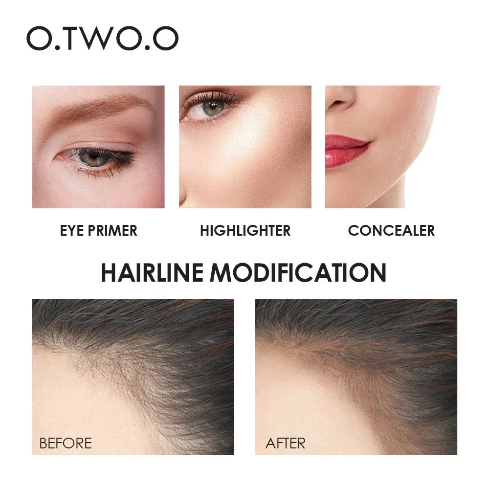 O.TWO.O Double-Headed Contour Stick Waterproof Matte Highlighter Concealer Clavicle Shadow Pen 3D Face Highlighting Makeup Pen