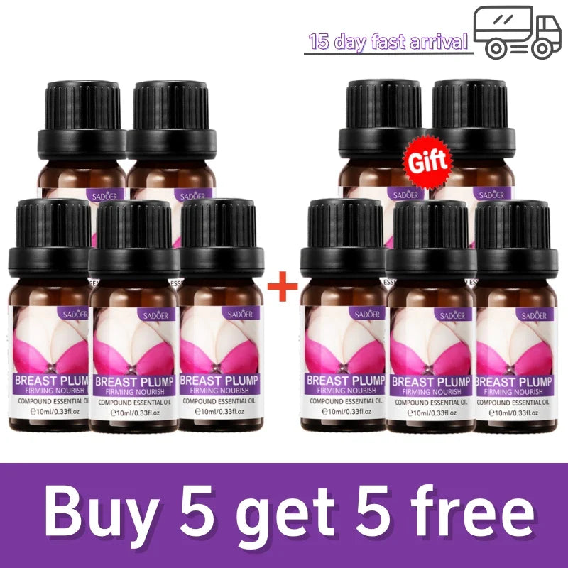 Breast Enlargement Essential Oil Boobs Enhancement Cream Bust Enlarging Bigger Chest Massage Lift Firming Up Size Bust Body Care