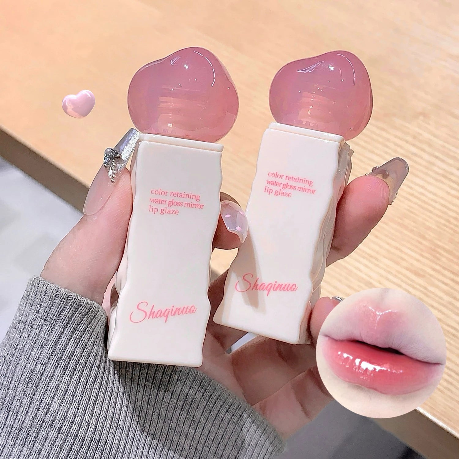 Clear Moisturizing Mirror Water Liquid Lipstick Lasting Hydrating Pink Lip Gloss Plumping Sexy Lip Tint Makeup Korean Cosmetics
