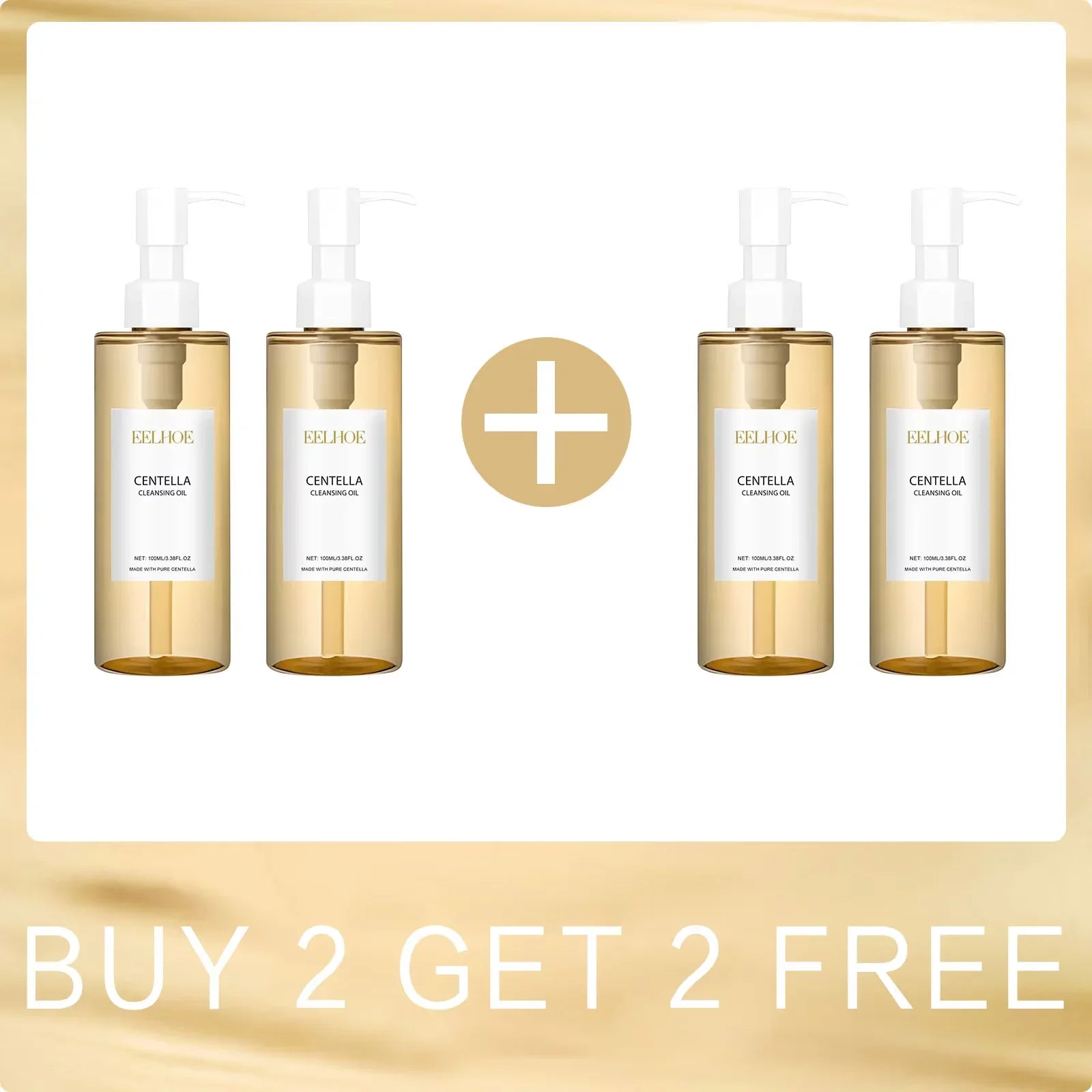 Moisturizing Facial Cleansing Oil Centella Skin Care Fresh Smooth Pore Cleaning Makeup Remover Pads Makeup Tools and Accessories