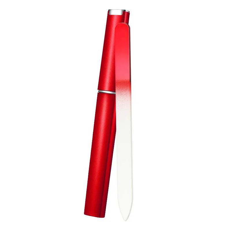 1/3 Pack Crystal Glass Fingernail File for Natural Nail Professional Glass Nail File Double-Sided Gentle Nail Care