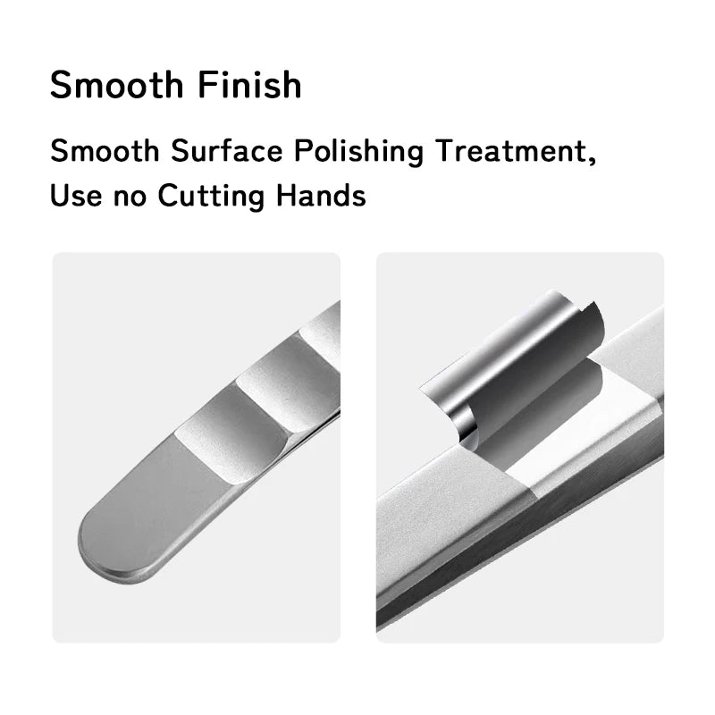 LUKATME Eyelash Tweezer Anti-Slip Fiber Tip Eyelash Extension Tools Stainless Steel Professional Precision Tweezer for Makeup