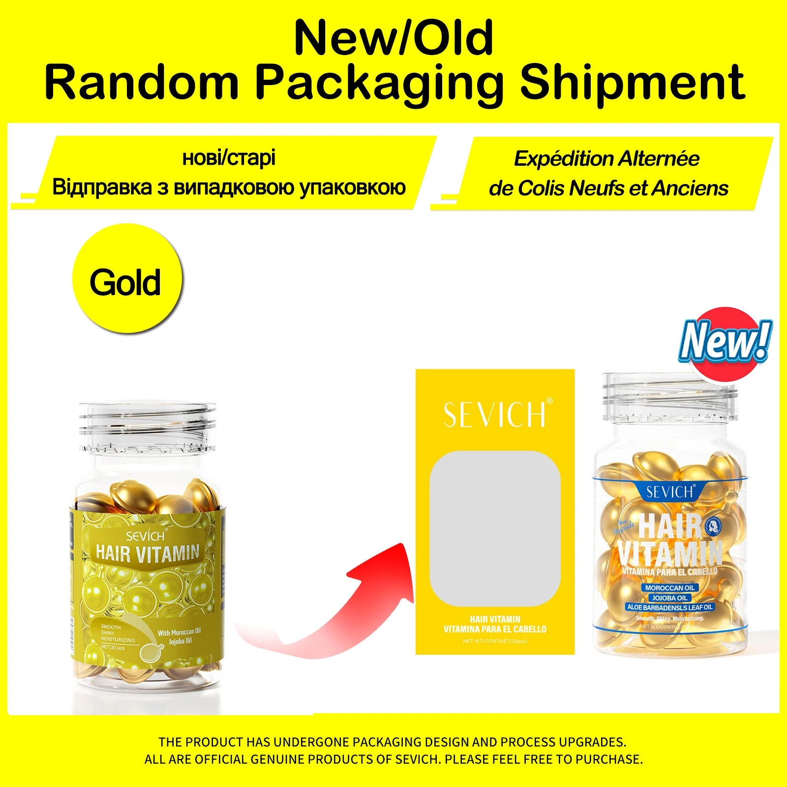 30Pcs Anti Hair Loss Hair Vitamin Capsule Oil Keratin Complex Oil Smooth Silky Hair Serum Hair Mask Repair Frizz Damaged Sevich