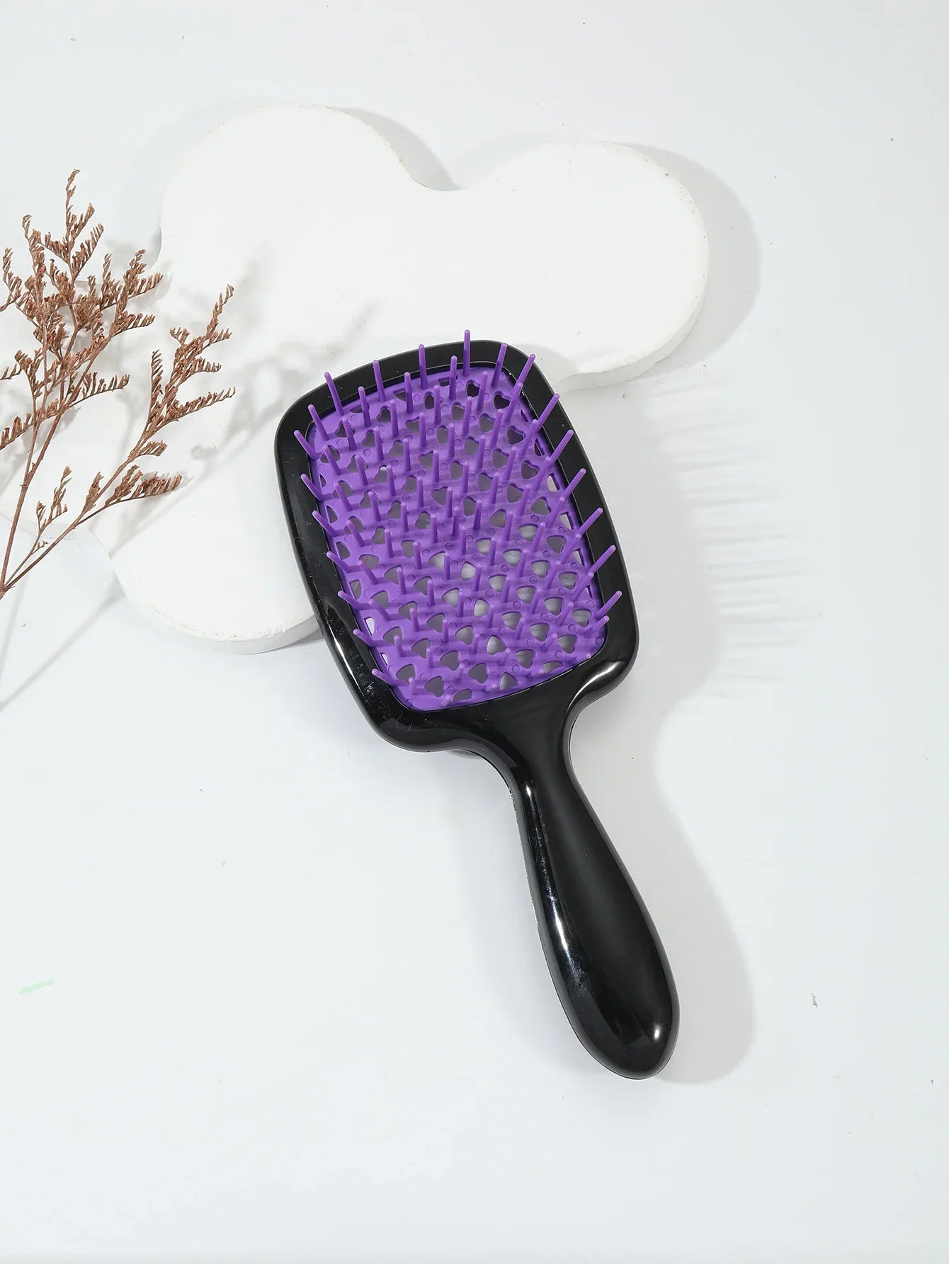 1 piece anti-static tangled hair comb hair massage brush hollow out curly hair brush hair salonhair salon tools