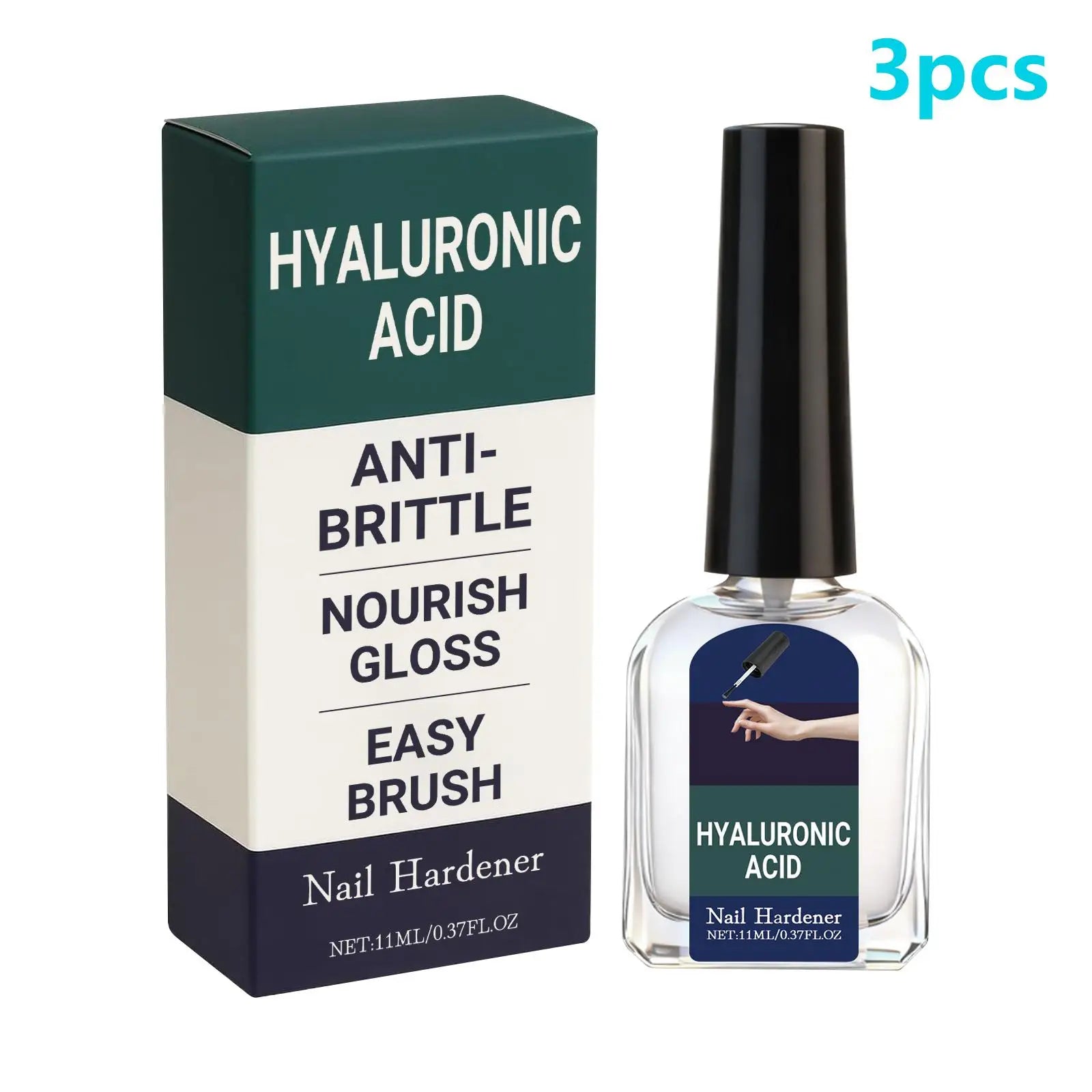 Nail Repair Serum Hyaluronic Acid Anti Brittle Nail Care Cracked Cuticles Treatment Deep Nourishment Jojoba Oil Nail Cuticle Oil