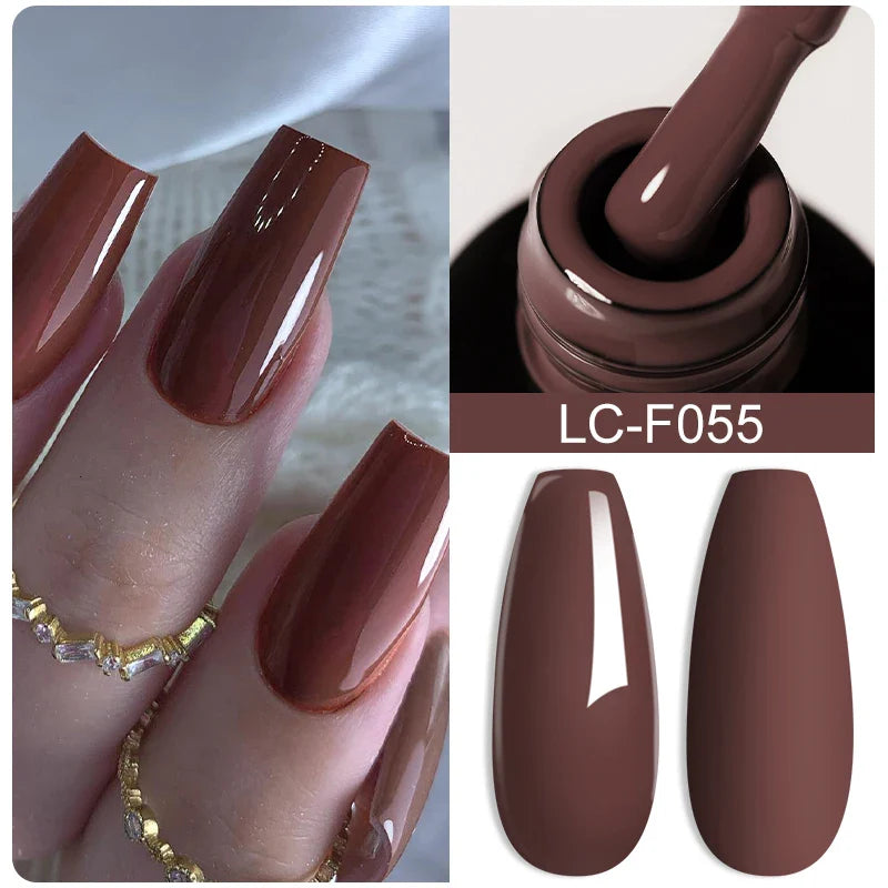 LILYCUTE Thermal Nail Gel Polish 3 Layers Temperature Shiny Color Changing Series Semi Permanent  Soak Off UV Nail Gels Polish