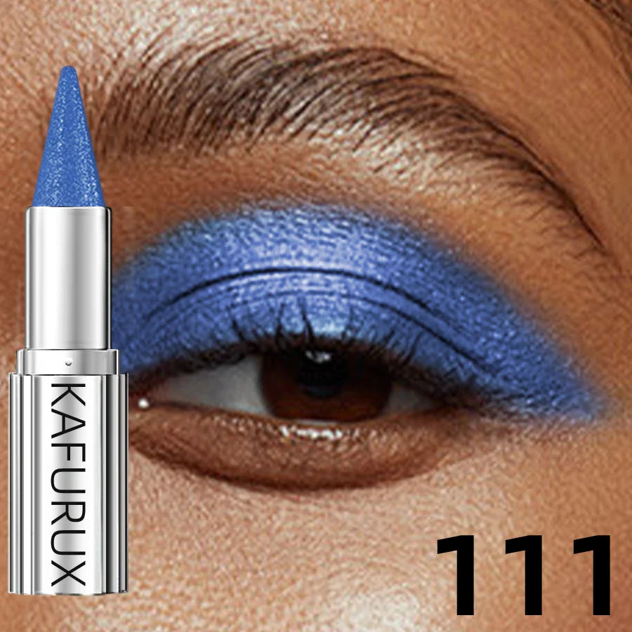 12 Colors Metallic White Black Purple Eyeshadow Pencil Glitter 1pc  Liner Pen Highligter Long Lasting Blue Cream Eye Shadow