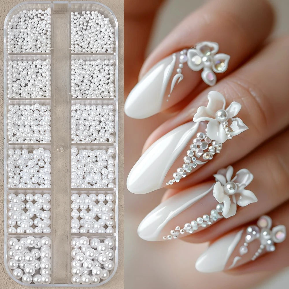 1000Pcs-12grids 3D Gold Silver Star/Cross Nail Rivet Studs Alloy Metallic Starlight Nail Charms Y2K 3d Cross/Star Manicure Rivet