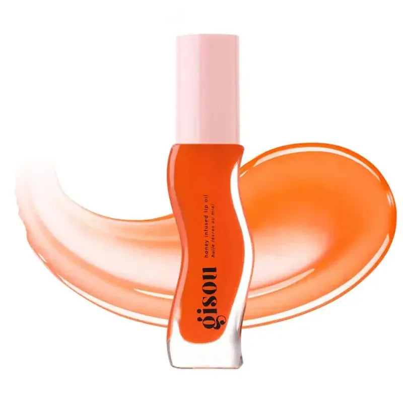 Gisou New Colors Full Range Of Long-lasting Moisturizing Raspberry Swirl Lip Oils Lip Gloss Care Lip Plumping Exfoliating Gloss