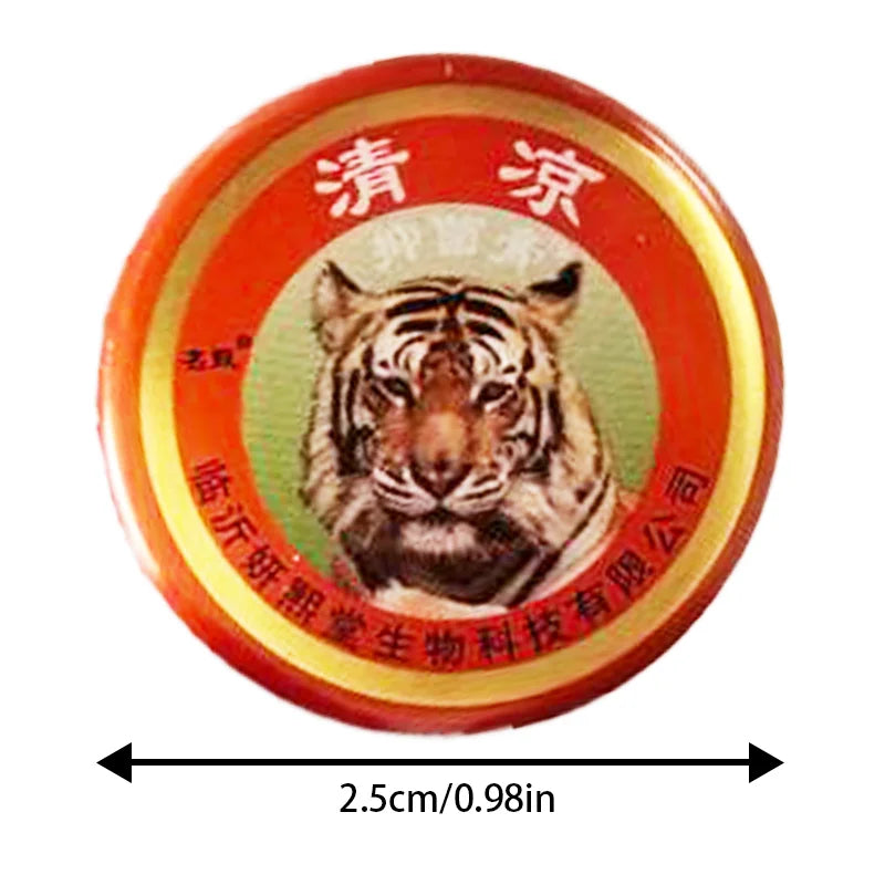 5PCS Tiger Essential Balm Balsamo Tigre Balm Plaster Tiger Essential Oils Mosquito Elimination Headache Cold Dizziness Solid Air