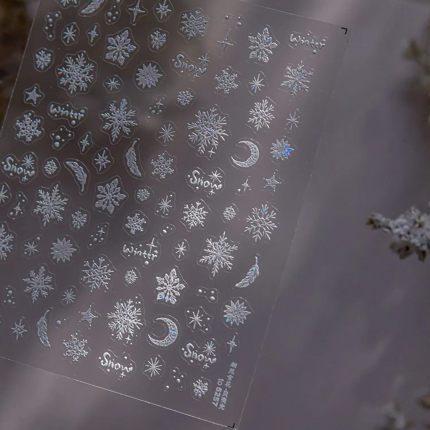 Metallic Dream Nail Stickers Sparkling Magic Color Nail Star Bows Garland Design Stickers Press On Nails DIY High End Nail Decal