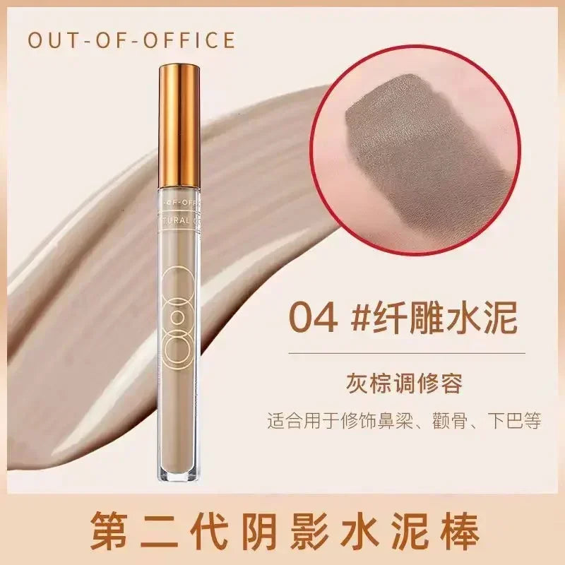 OUTOFOFFICE Liquid Highlighter Bronze Korean Makeup Long-lasting Flawless Contouring 3D Effect Rare Beauty Professional Cosmetic