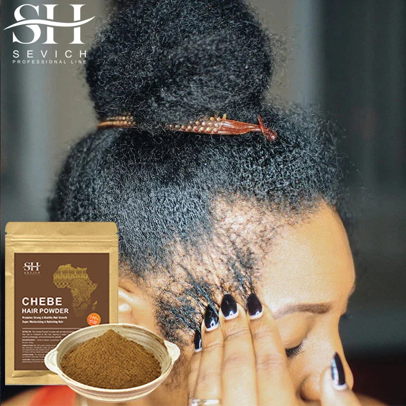 Africa Chad 100% Chebe Powder Women Traction Alopecia Treatment Oil Natural Crazy Hair Regrowth Anti Hair Break Get Rid Of Wig