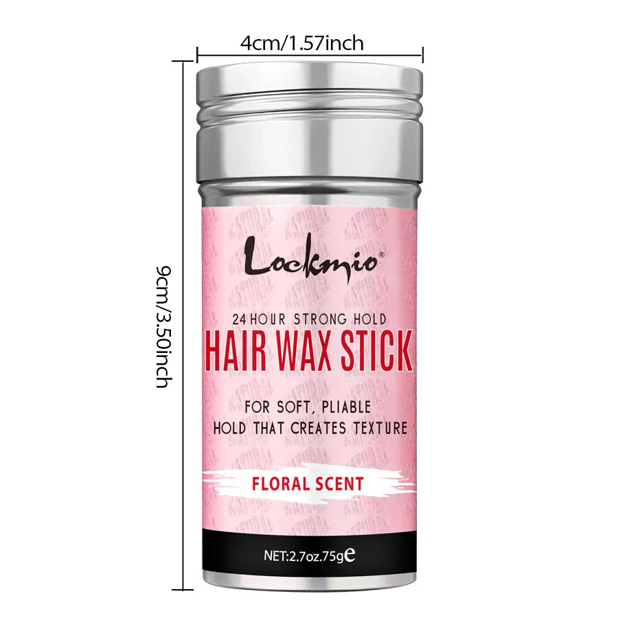 Professional Styling Wax for Women Anti-frizz Pomade Smoothing Broken Back Hair Mud Messy Hairs Control Wax Rod for Natural Wigs
