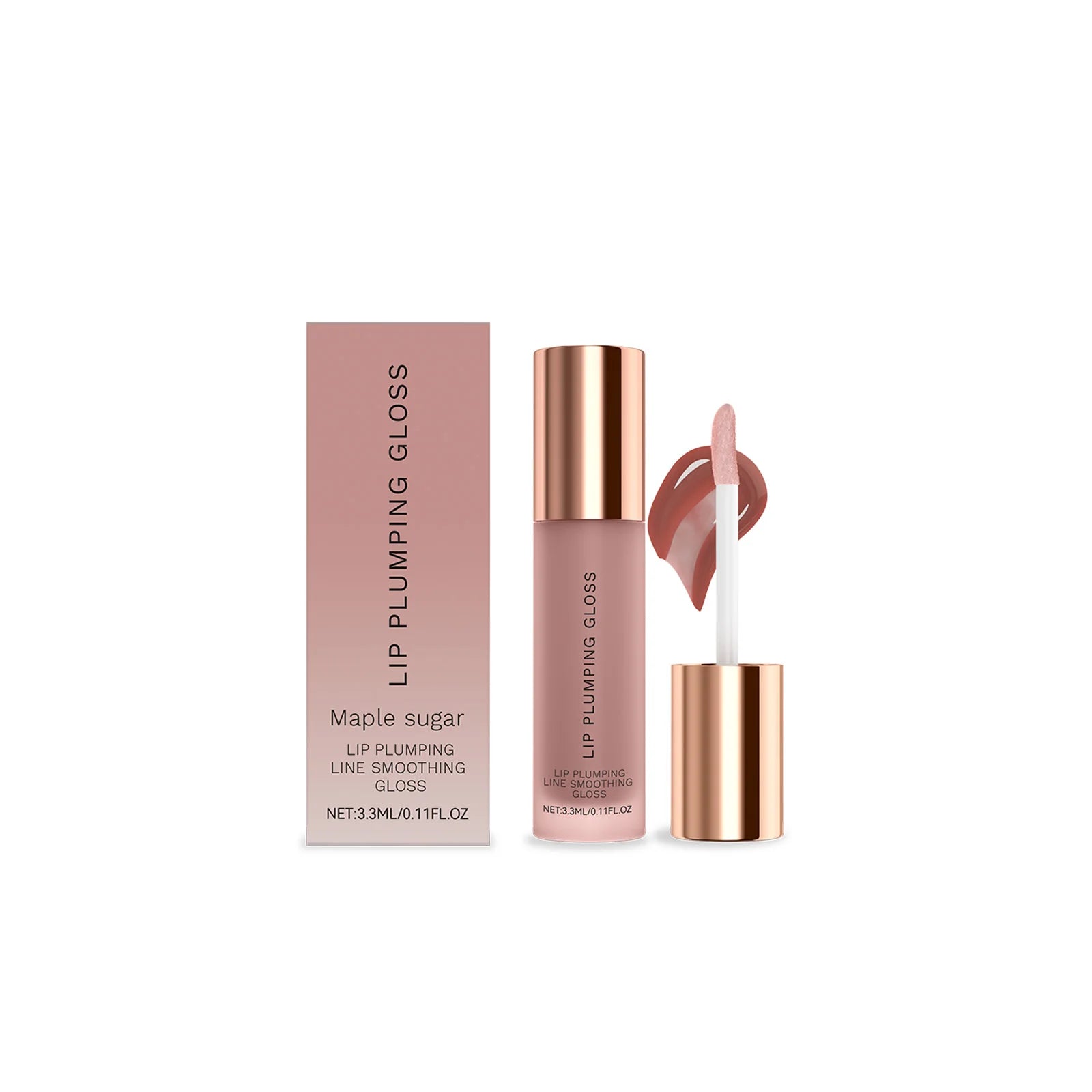 Hydrating High Shine Plumping Lip Gloss - Crystal Oil Clear Moisturizing Non-Sticky Liquid Lipstick for Long-Lasting Lip Care