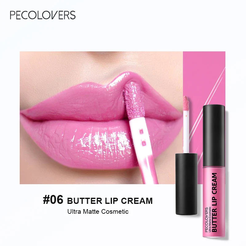 1PC Waterproof Liquid Lipstick 21 Color Vitamin E Makeup Sets Lip Glosses Lip Plumpers