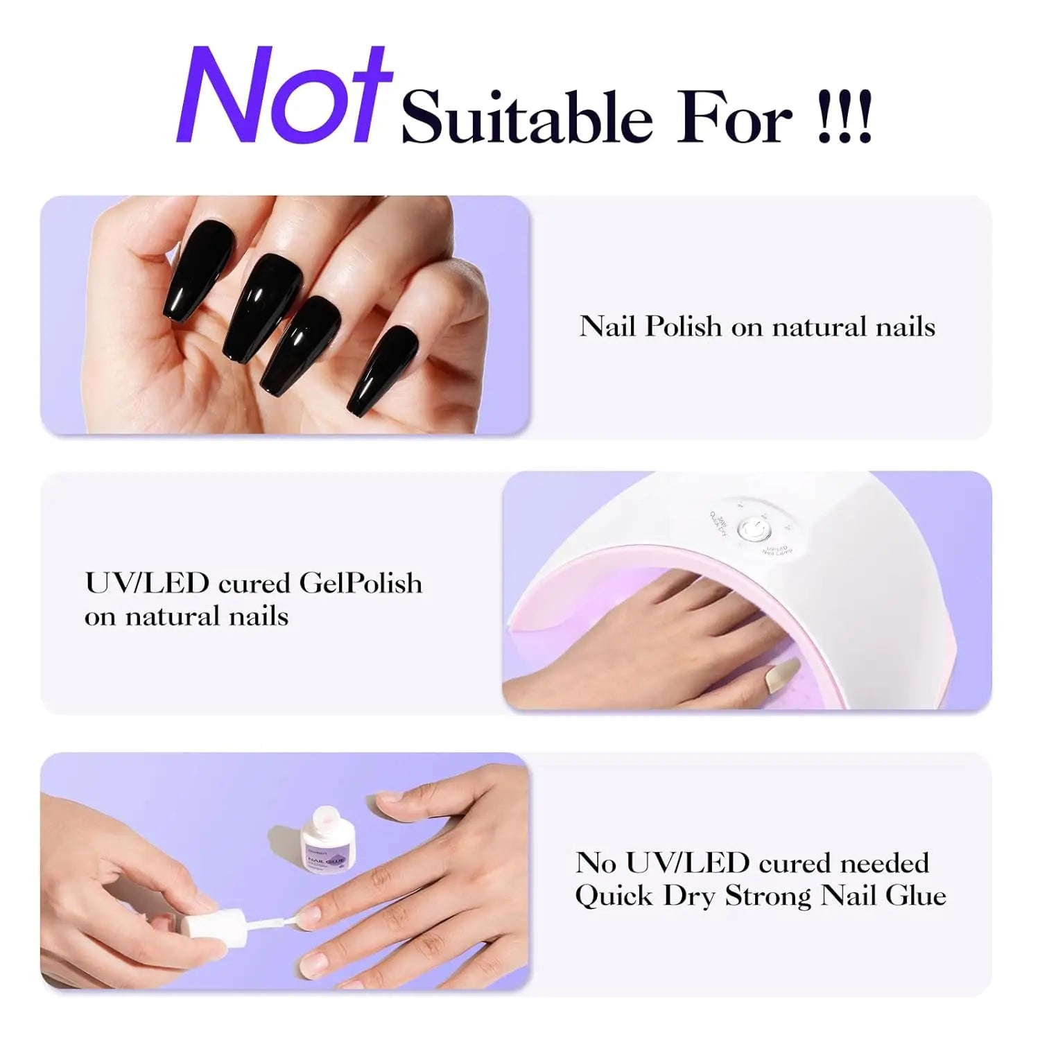 GELLEN 40ml Nail Glue Remover Gentle Formula for Press on Nails UV Gel Fake Tips Removal Non Acetone Odorless Nail Care Supplies