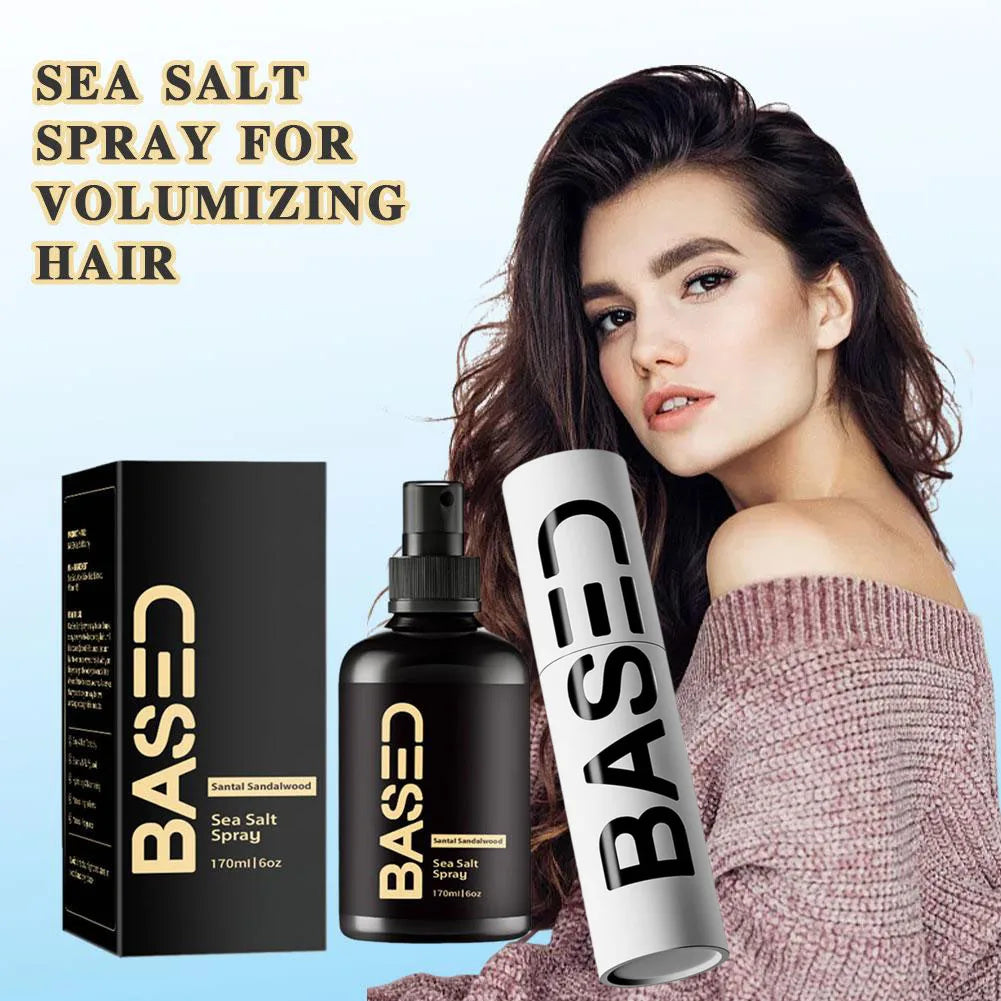 Sea Salt Hair Spray for Men Women Long-Lasting Texturizing Volume Booster with Fluffy Wave Styling Powder Beachy Matte Finish