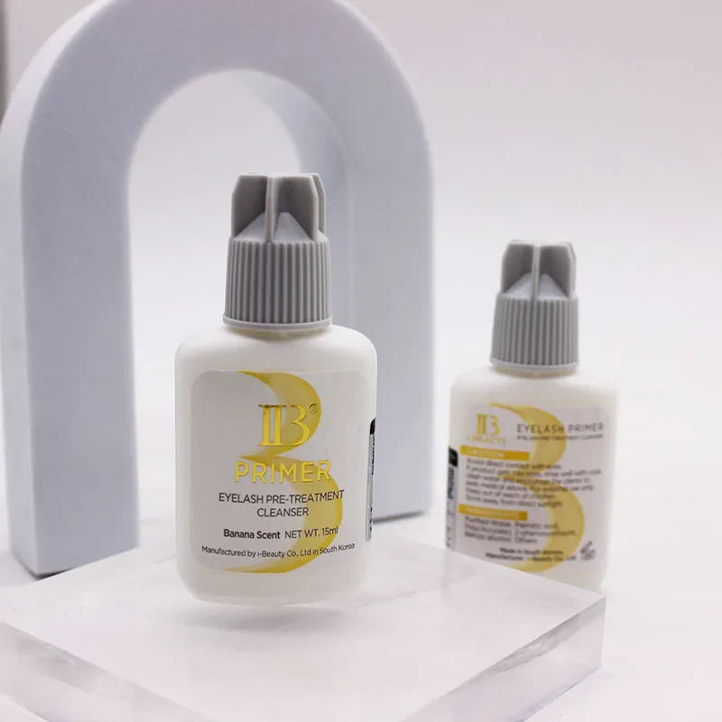 IBeauty Eyelash Primer Coconut Banana Rose Alcohol Free 15ml For False Eyelashes Extension Clear Glue Adhesive Korea Tools