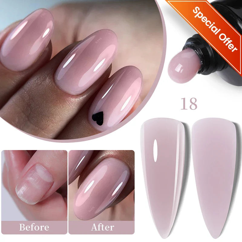 LILYCUTE Thermal Nail Gel Polish 3 Layers Temperature Shiny Color Changing Series Semi Permanent  Soak Off UV Nail Gels Polish