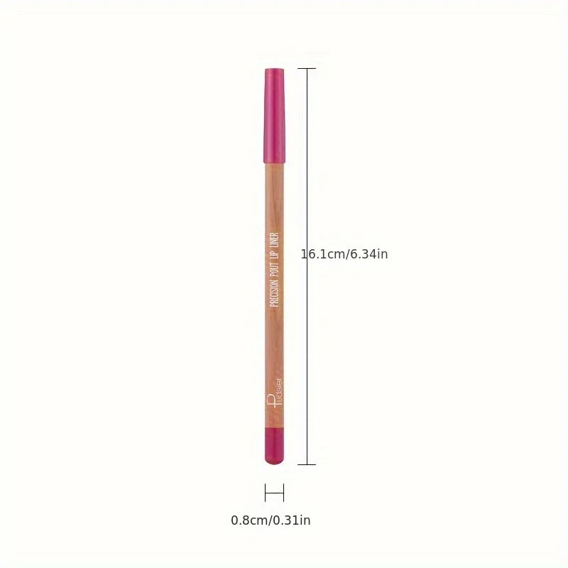 1pc Matte Lipstick & Liner Pen, Waterproof, Long-Lasting, Non-Stick, Berry Shades for All Skin Types, Makeup Pencils for Women