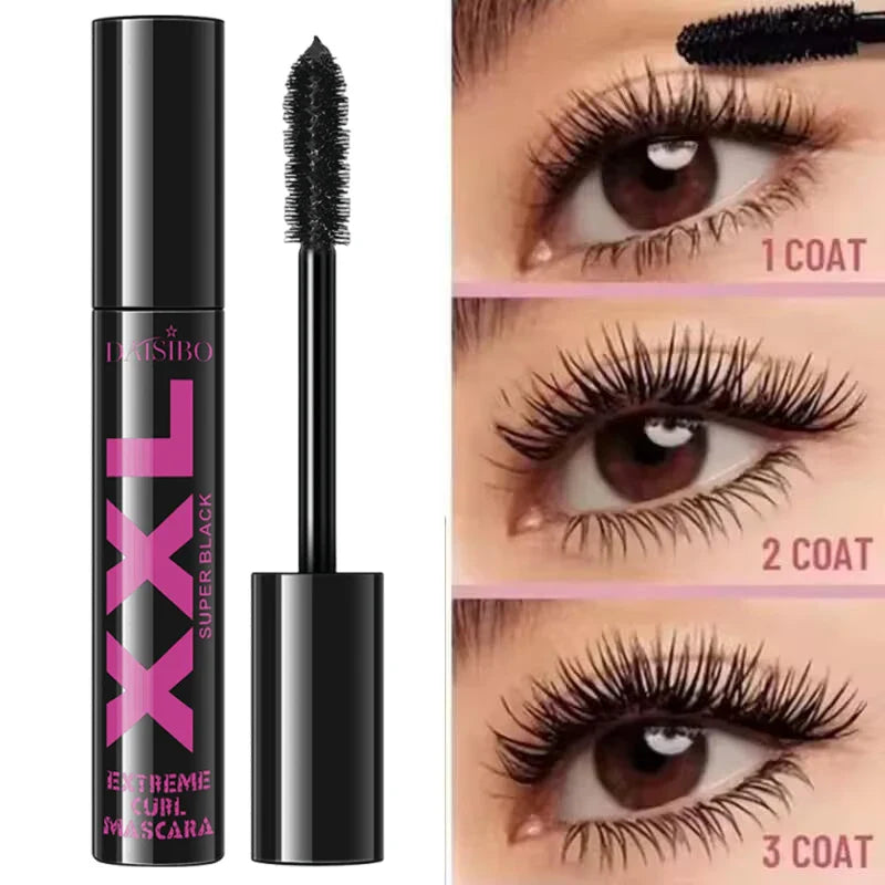 5D Mascara Eyelash Extension Volumizing Long-Wearing Smudge-Proof Thick Quick-drying Waterproof Black Mascara Eye Makeup New