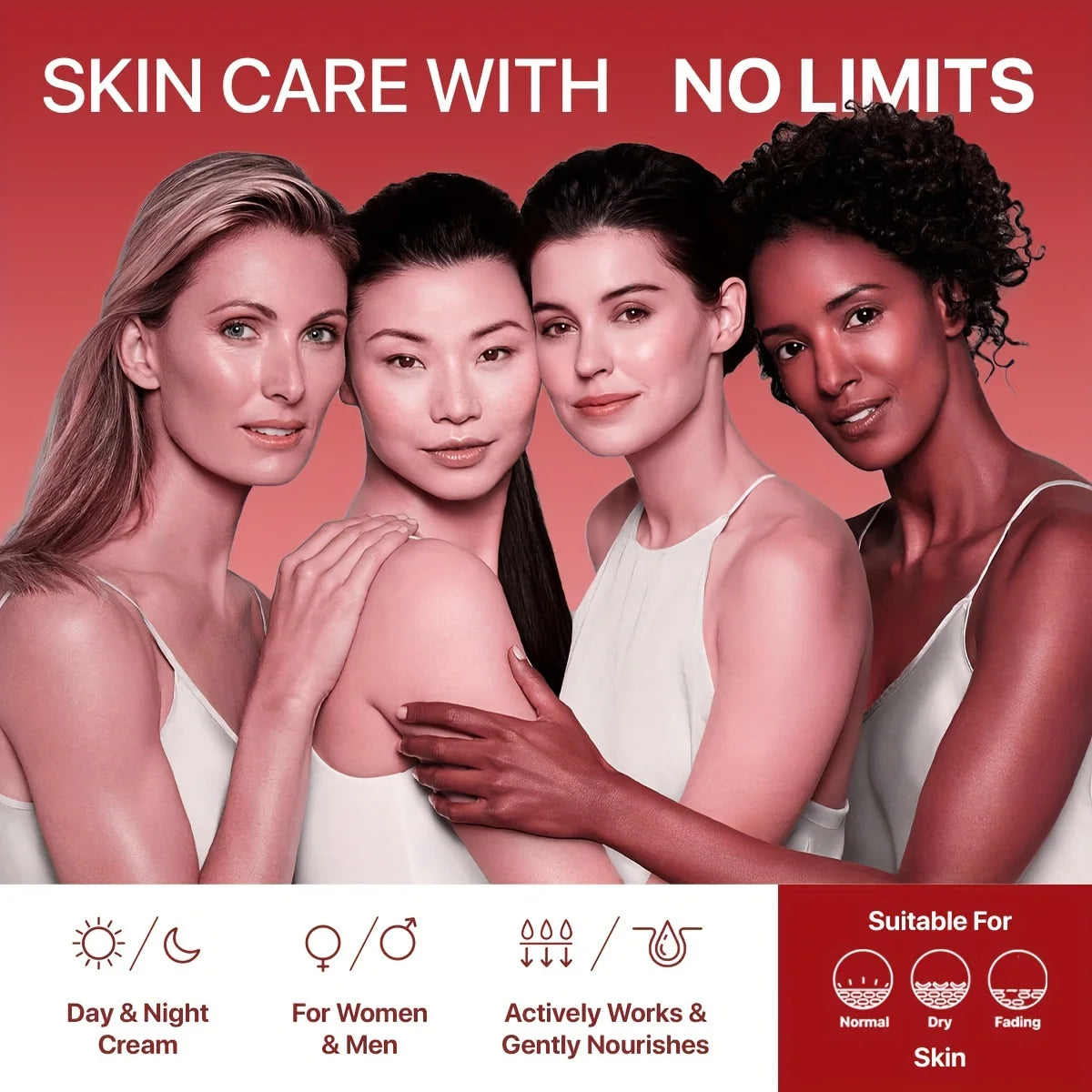 Collagen Cream for Face with Retinol and Hyaluronic Acid, Day Night Collagen Anti Aging Skincare Facial Moisturizer