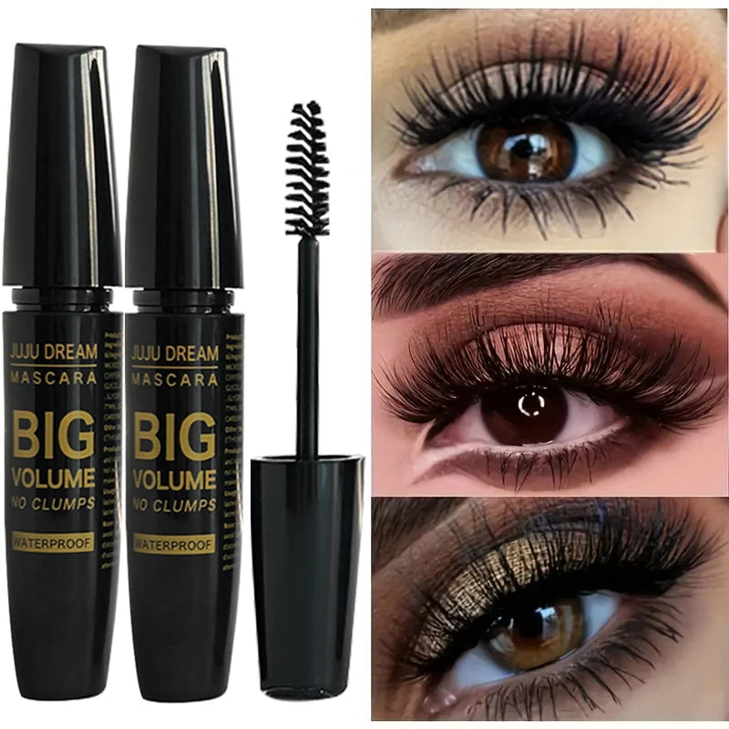 4D Black Mascara - Long-Lasting, Volumizing & Curling for All Skin Types - Perfect Valentine's Gift for Women