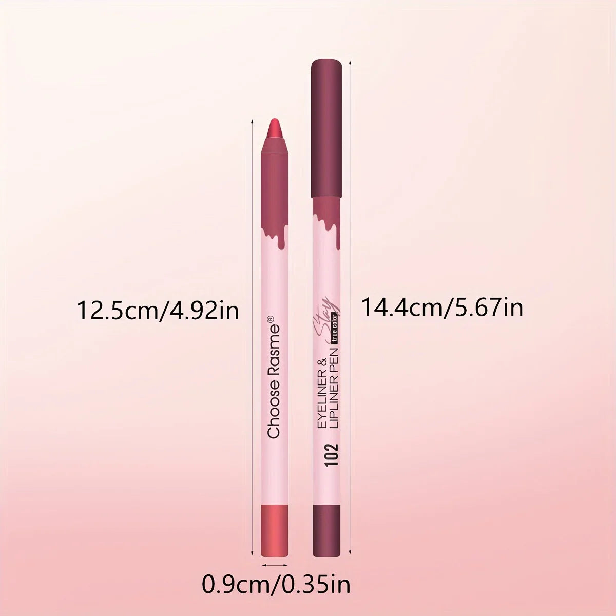 12-Color Matte Lip Liner Pencil Set – Waterproof, Long-Lasting Nude & Red Lip Contour Pencil, Rose Pink Lipstick Tint Makeup