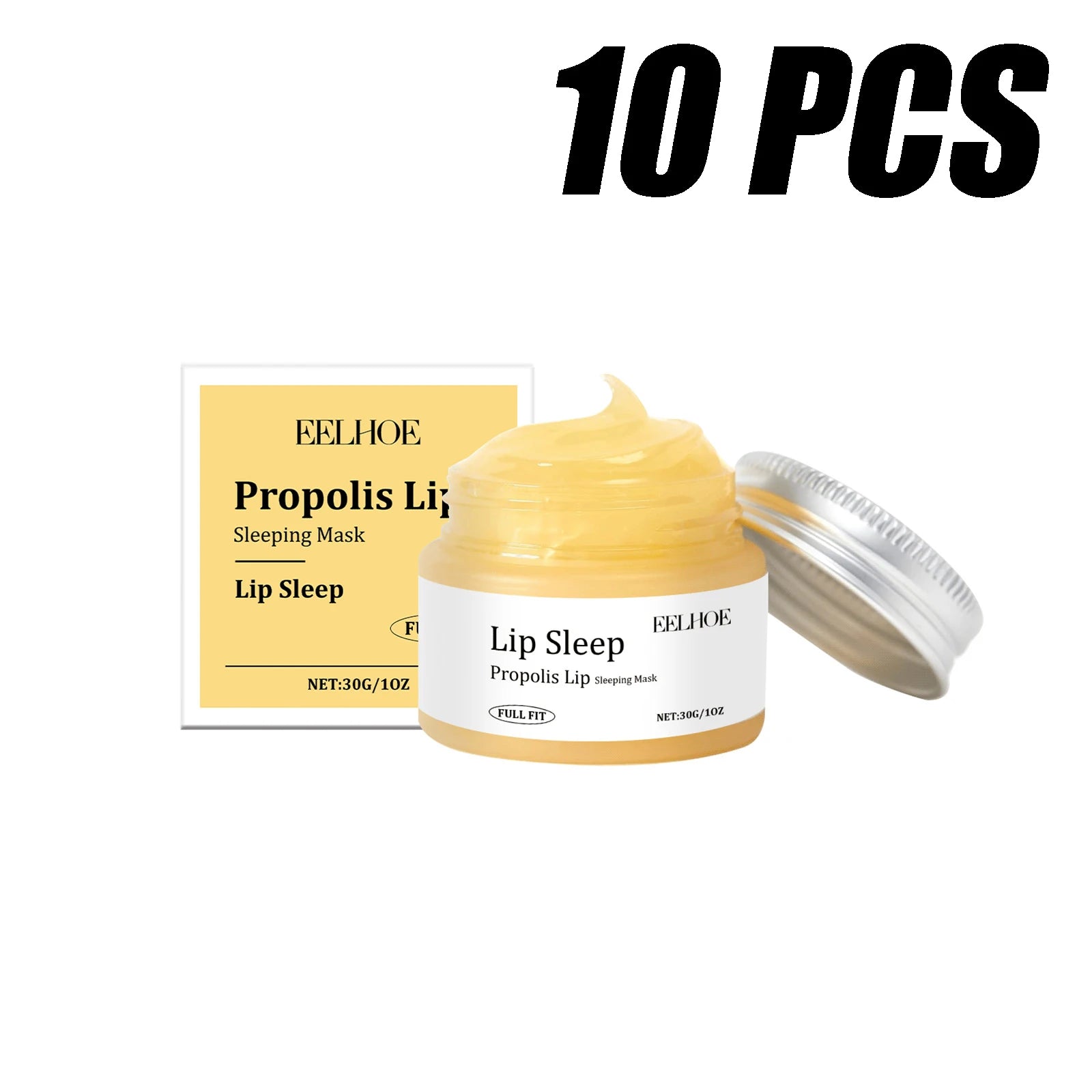 Propolis Lip Sleeping Mask Deeply Nourish Lips Enhance Lip Elasticity Prevent Chapped Lips Long-lasting Moisturizing Lip Mask