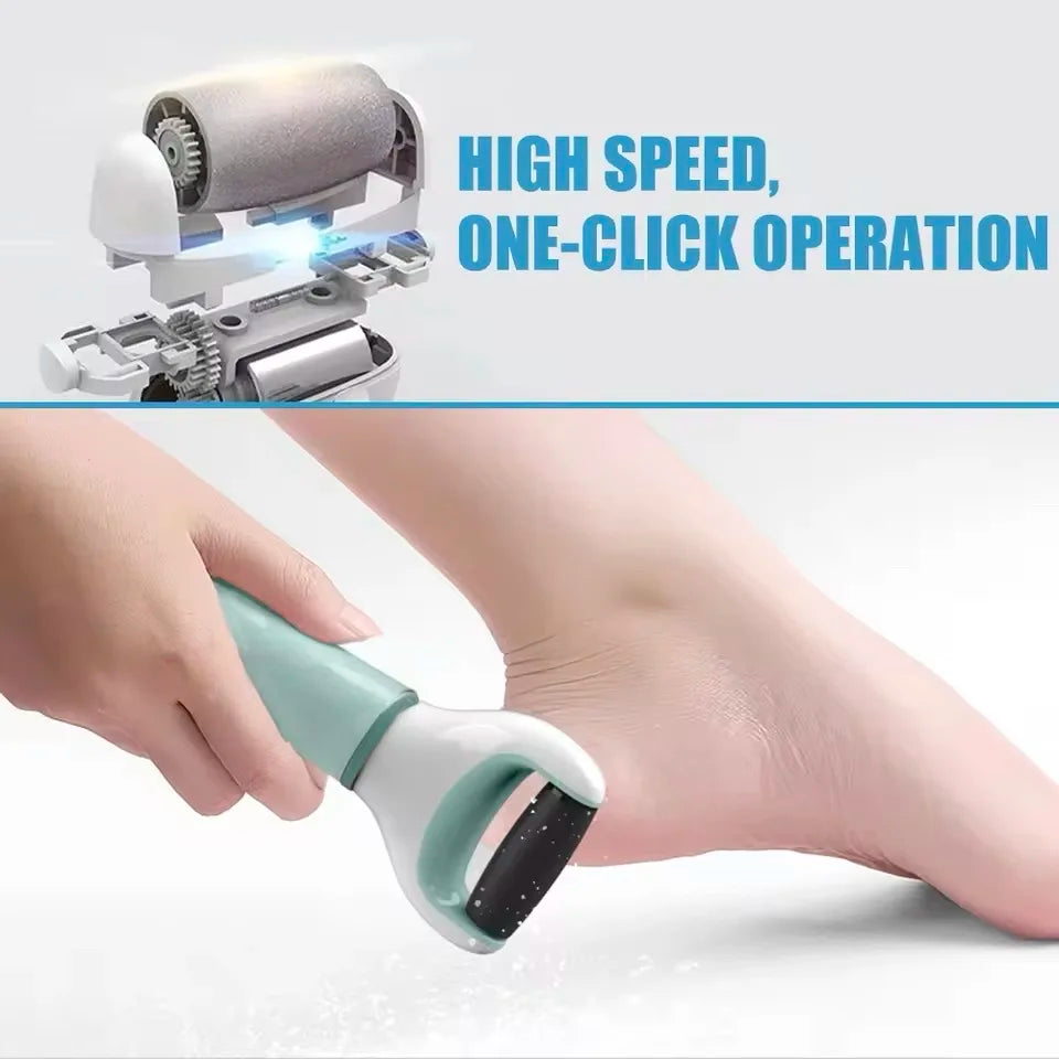 Electric Foot Callus Remover Kit, Rechargeable Waterproof Foot Scrubber File, Professional Pedicure Tools kit Feet Care for Dead