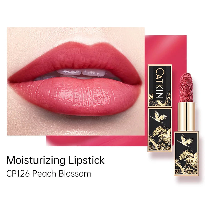 CATKIN Makeup Velvet Matte Lipstick, Hydrating Satin Long Lasting lipstick with Smooth and Creamy Texture