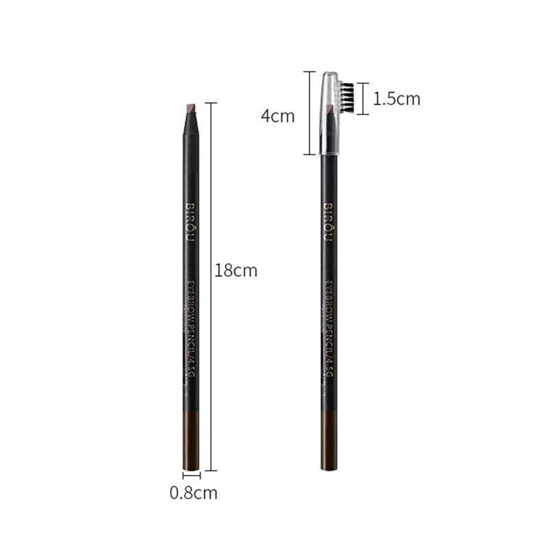 1PC Waterproof Eyebrow Pencil – 6 Natural Colors, Long-Lasting Tint Brow Pen for Defined, Smudge-Proof Eye Makeup