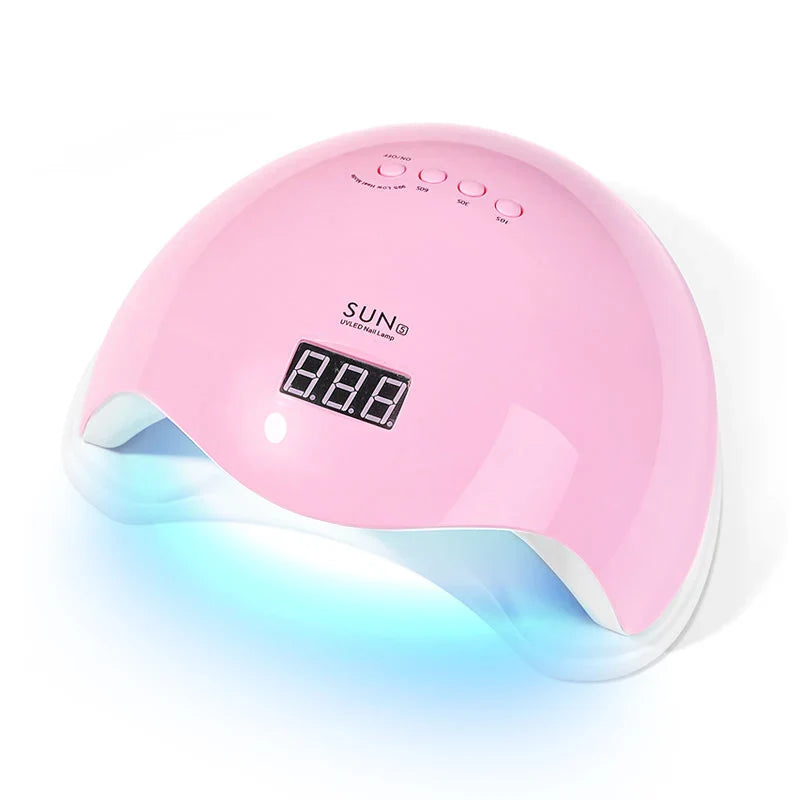 UV LED Nail Lamp 48W for Professional Saloon Fast Nail Gel Dryer With 4 Timers Automatic Sensor LCD Display