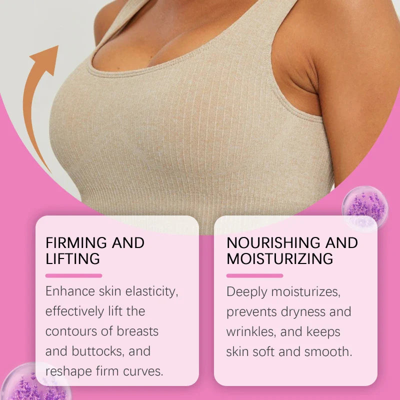 Fast Growth Breast Enlargement Cream Lift Firm Breast Improve Sagging Massage Chest Rapidly Body Moisturizing Smooth Bright Care