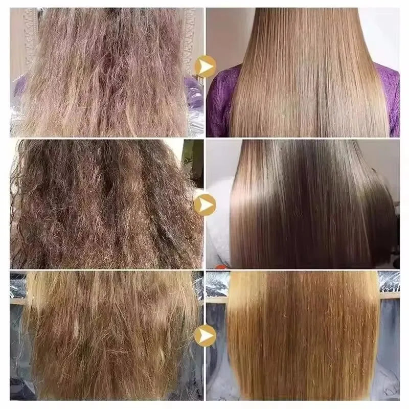 Keratin Hair Mask 5 Seconds Repair Damaged Frizzy Hair Soft Smooth Shiny Nutrition Deep Moisturize Nourishing Hair Care