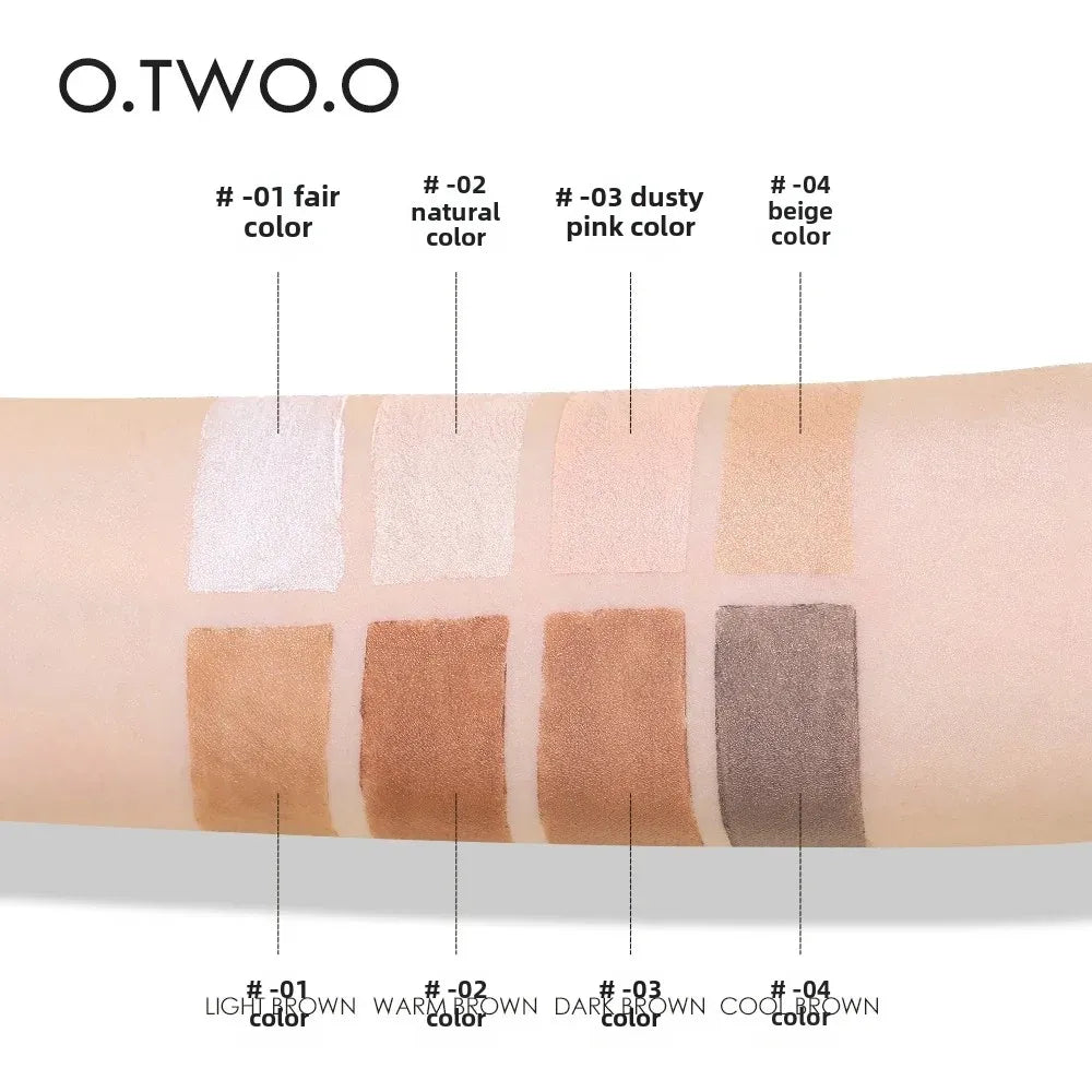 O.TWO.O Double-Headed Contour Stick Waterproof Matte Highlighter Concealer Clavicle Shadow Pen 3D Face Highlighting Makeup Pen