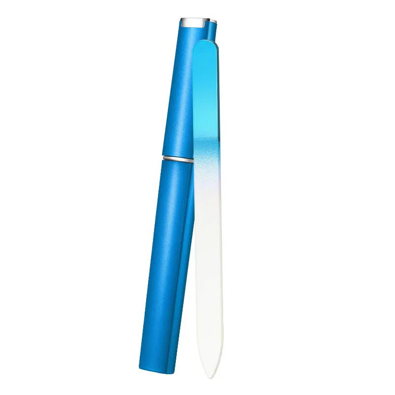 1/3 Pack Crystal Glass Fingernail File for Natural Nail Professional Glass Nail File Double-Sided Gentle Nail Care