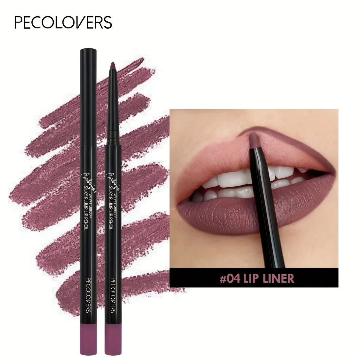 1PC Nude Brown Lip Liner Pencil 12 Color Red Contour Tint Labial Makeup Waterproof Matte Lipstick Pen Lip Contouring Cosmetic