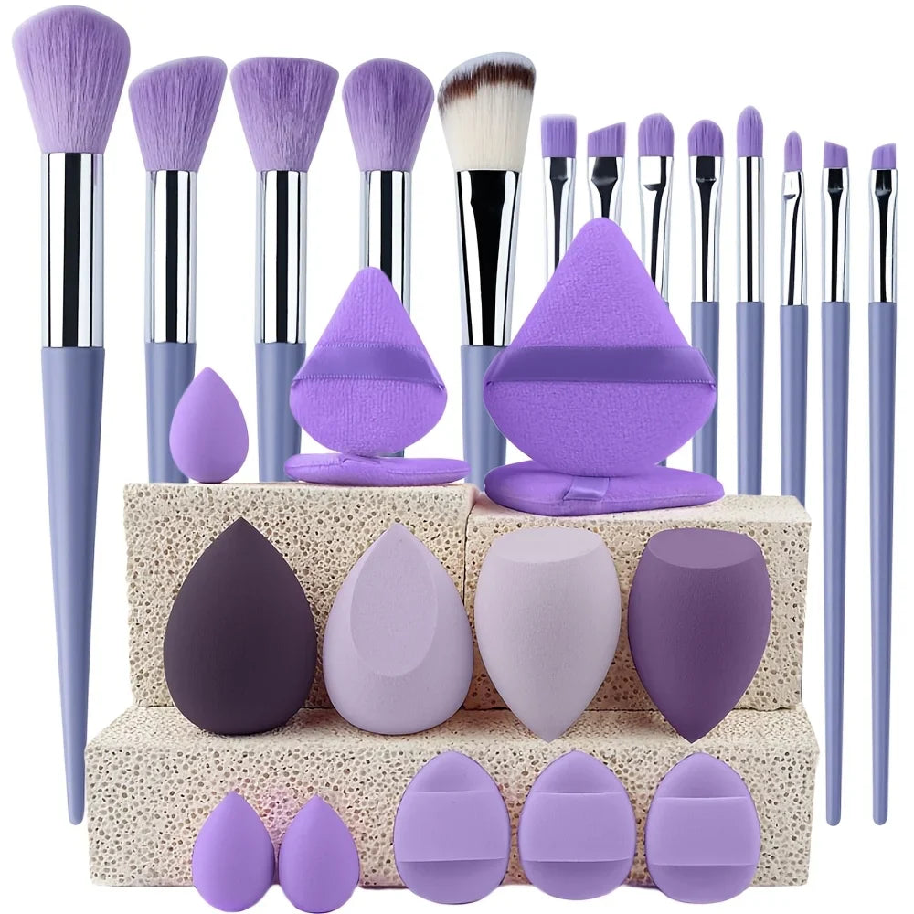 Makeup Brushes 8-29Pcs Makeup Kit Professional Women Cosmetic Soft Powder Brush Eyeshadow Foundation Full Set Travel Beauty Tool