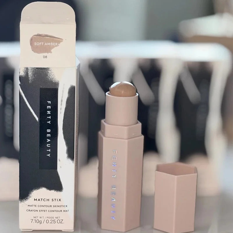 Fashion Fenty Beauty Contour Stick Concealer Face Highlighter Shadow Lasting Natural Makeup Lipstick Moisturizing Lip Cosmetics
