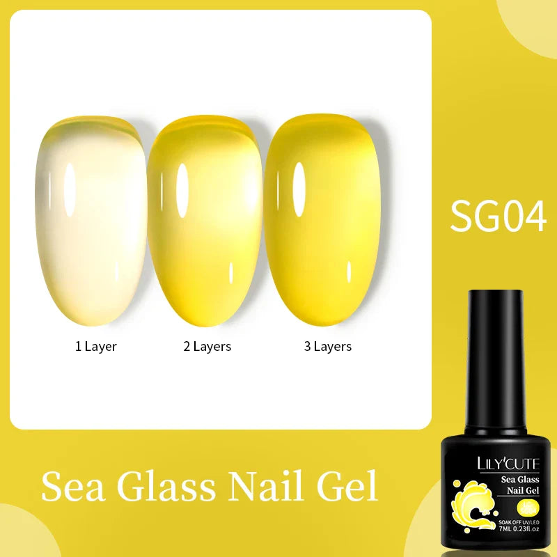 LILYCUTE Fluorescent Nail Gel Polish Orange Red Neon Bright Color Summer Series Soak Off For Manicure Nail Art UV Gel Varnish