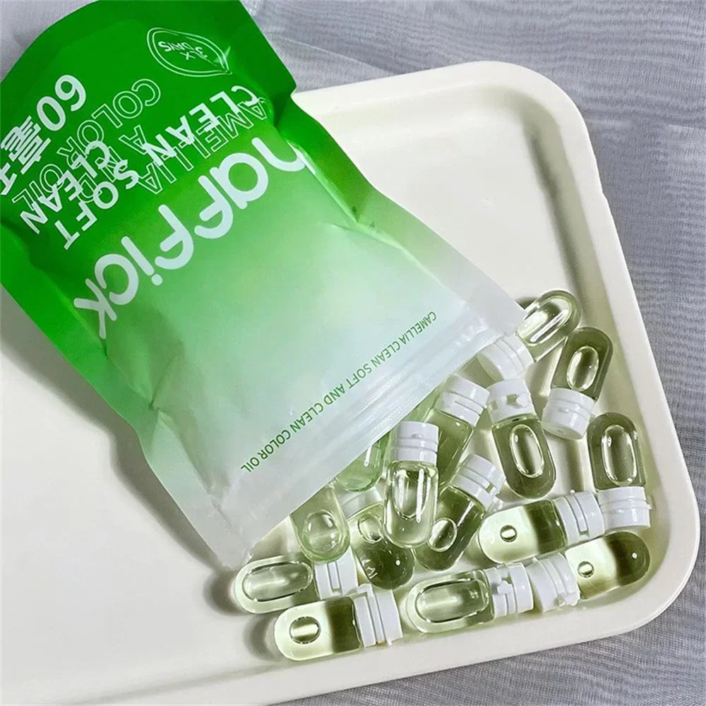 Capsule Cleansing Oil Camellia Secondary Throw Makeup Remover Butter Deep Cleaning Travel Portable Single Cosmetics Balm