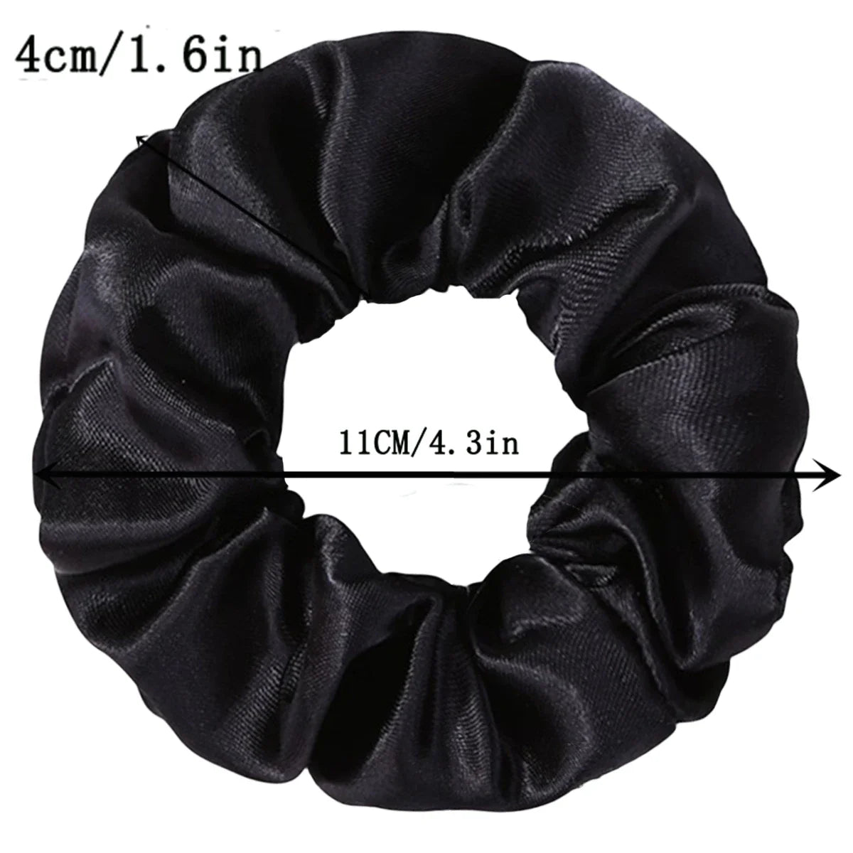3pc Mori Scrunchie Hair Accessories Women's Premium Hair Cord Headflower French Headwear With Ponytail Headband