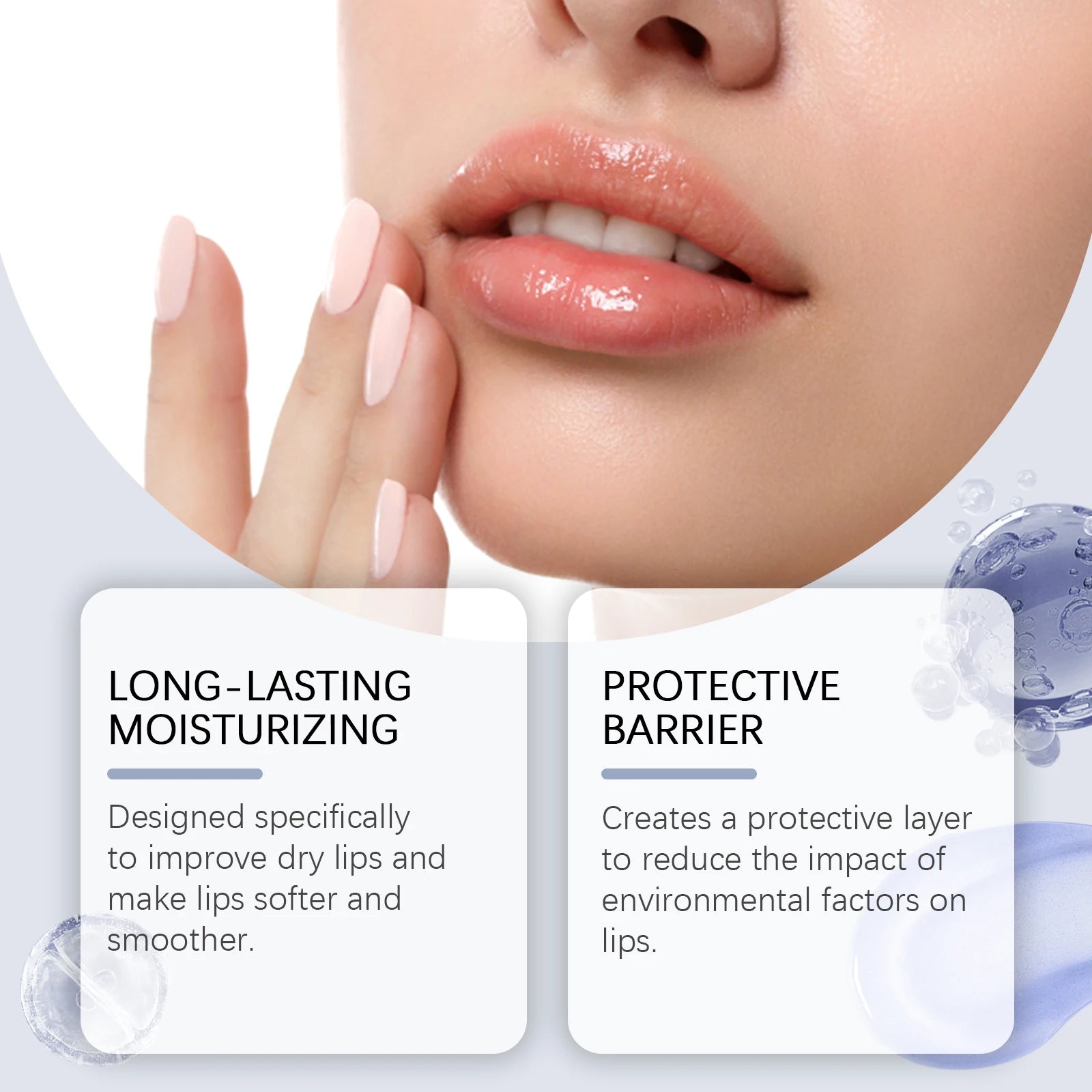 Hydrating Lip Mask, Overnight Lip Treatment for Dry Chapped Lips, Exfoliating & Smoothing Lip Care
