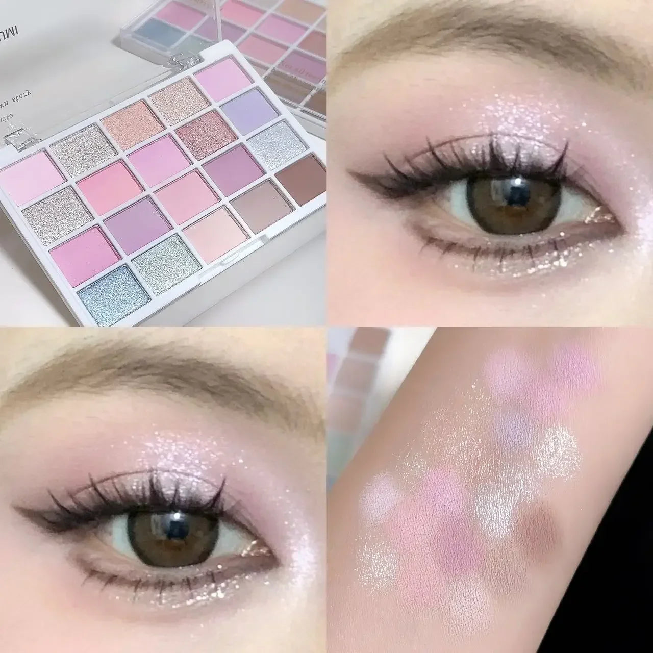 20 color Korean Low Saturation Eyeshadow Tray Matte Waterproof Brown Pink Long-lasting Makeup Daily Makeup New